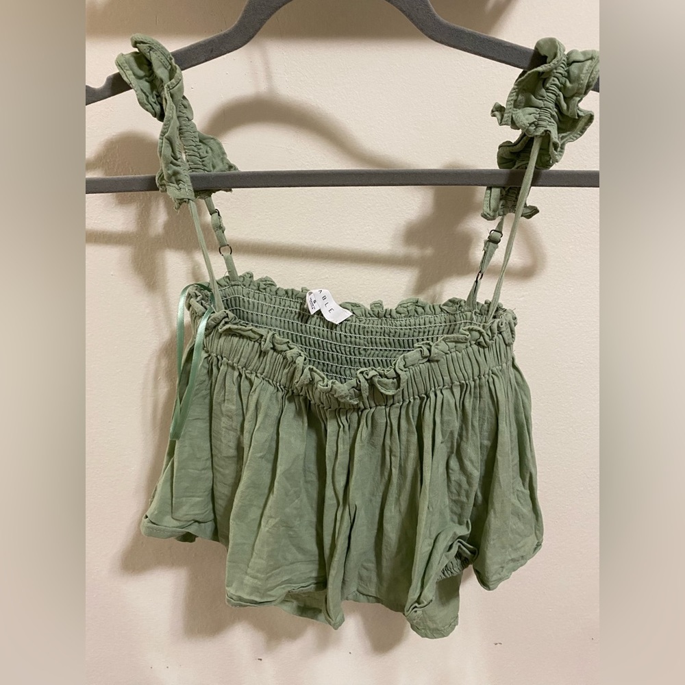 Flowy crop top